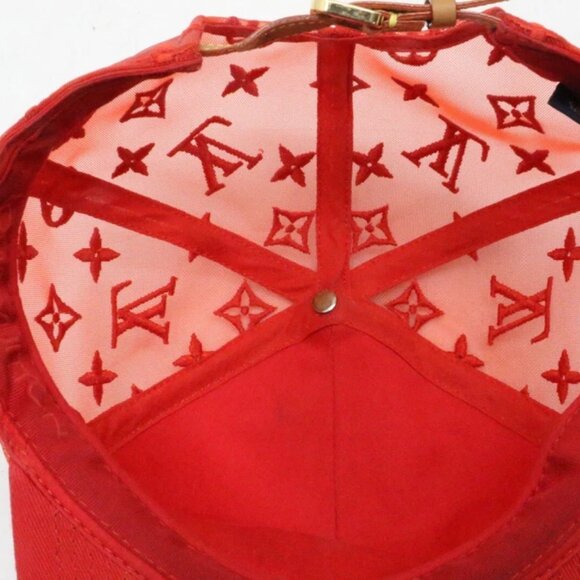 Louis Vuitton Everyday LV Embroidered Mesh Cap Size 58 Soho Exclusive - Picture 4 of 9